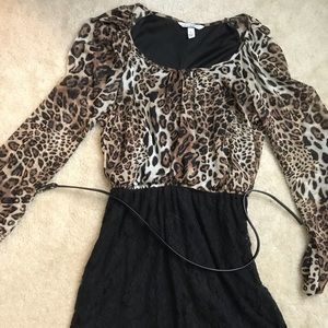 Leopard print dress